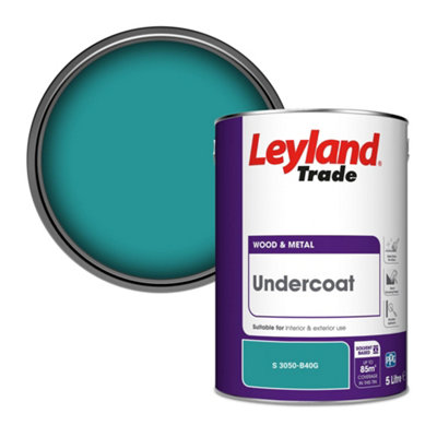Leyland Trade Wood & Metal Undercoat Paint (S 3050-B40G) 5L from B&Q