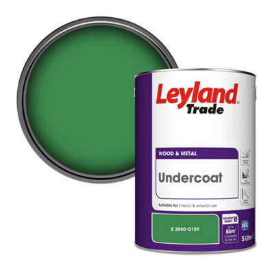 Leyland Trade Wood & Metal Undercoat Paint (S 3060-G10Y) 5L from B&Q
