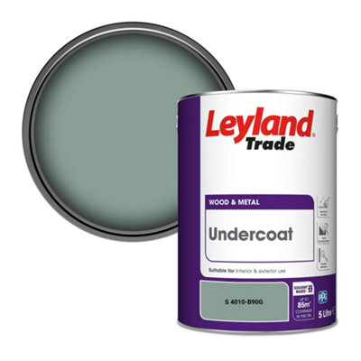 Leyland Trade Wood & Metal Undercoat Paint (S 4010-B90G) 5L from B&Q