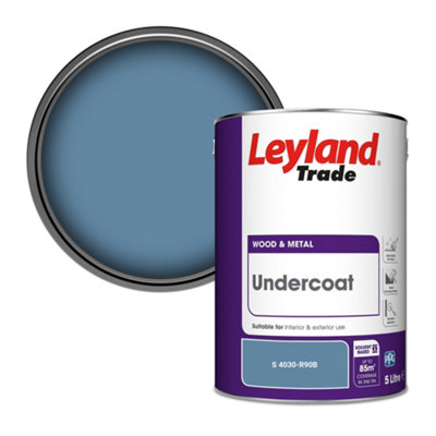 Leyland Trade Wood & Metal Undercoat Paint (S 4030-R90B) 5L from B&Q
