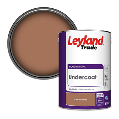 Leyland Trade Wood & Metal Undercoat Paint (S 4030-Y60R) 5L from B&Q