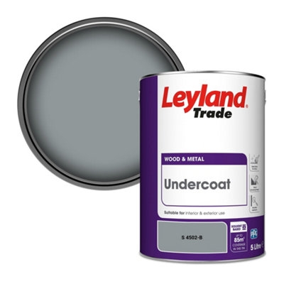 Leyland Trade Wood & Metal Undercoat Paint (S 4502-B) 5L from B&Q
