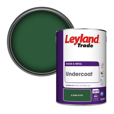 Leyland Trade Wood & Metal Undercoat Paint (S 5540-G10Y) 5L from B&Q