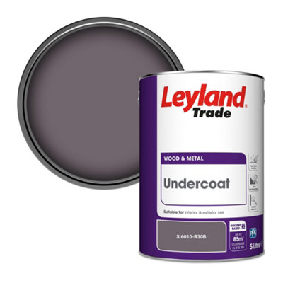 Leyland Trade Wood & Metal Undercoat Paint (S 6010-R30B) 5L from B&Q