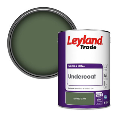 Leyland Trade Wood & Metal Undercoat Paint (S 6020-G30Y) 5L from B&Q