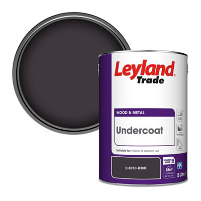 Leyland Trade Wood & Metal Undercoat Paint (S 8010-R30B) 5L from B&Q