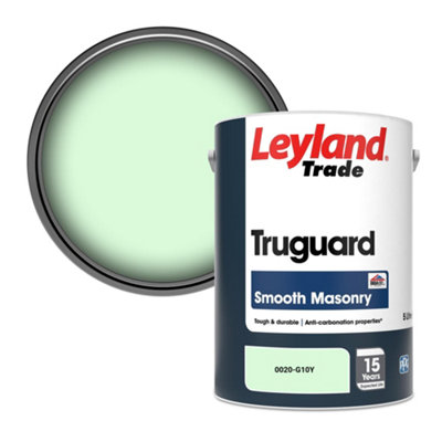 Leyland Trade Truguard Smooth Masonry Paint (0020-G10Y) 5L from B&Q