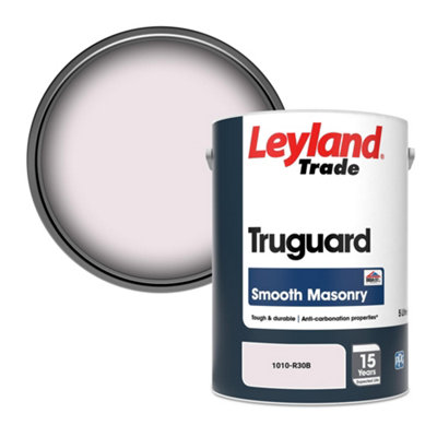 Leyland Trade Truguard Smooth Masonry Paint (1010-R30B) 5L from B&Q