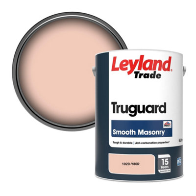 Leyland Trade Truguard Smooth Masonry Paint (1020-Y80R) 5L from B&Q