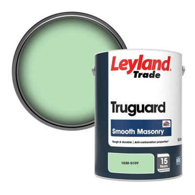 Leyland Trade Truguard Smooth Masonry Paint (1030-G10Y) 5L from B&Q