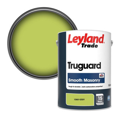 Leyland Trade Truguard Smooth Masonry Paint (1060-G50Y) 5L from B&Q