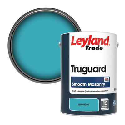 Leyland Trade Truguard Smooth Masonry Paint (2050-B20G) 5L from B&Q