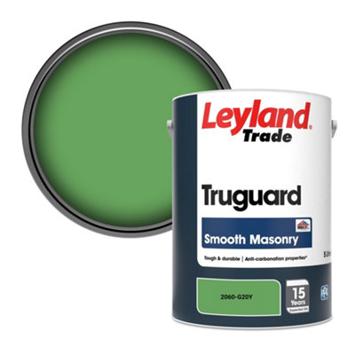 Leyland Trade Truguard Smooth Masonry Paint (2060-G20Y) 5L from B&Q
