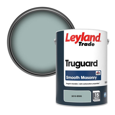 Leyland Trade Truguard Smooth Masonry Paint (3010-B50G) 5L from B&Q