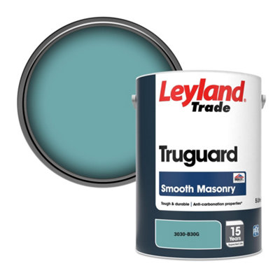Leyland Trade Truguard Smooth Masonry Paint (3030-B30G) 5L from B&Q