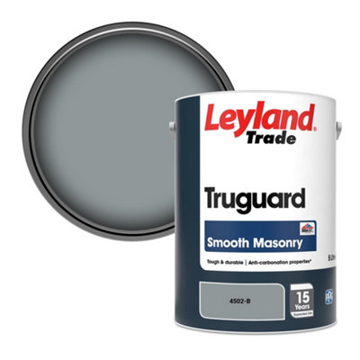 Leyland Trade Truguard Smooth Masonry Paint (4502-B) 5L from B&Q