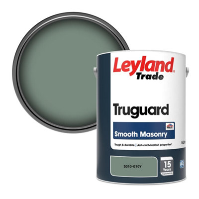 Leyland Trade Truguard Smooth Masonry Paint (5010-G10Y) 5L from B&Q