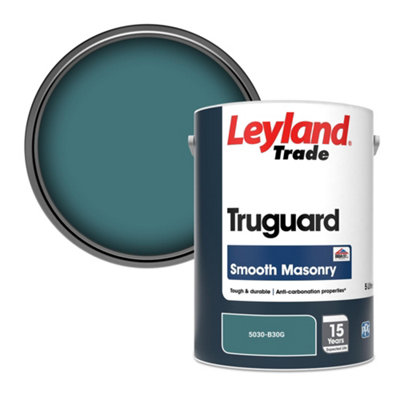 Leyland Trade Truguard Smooth Masonry Paint (5030-B30G) 5L from B&Q