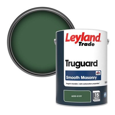 Leyland Trade Truguard Smooth Masonry Paint (6030-G10Y) 5L from B&Q