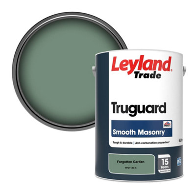 Leyland Trade Truguard Smooth Masonry Paint Forgotten Garden (Ppg1133-5) 5L from B&Q