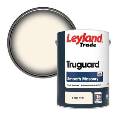 Leyland Trade Truguard Smooth Masonry Paint (S 0505-Y60R) 5L from B&Q