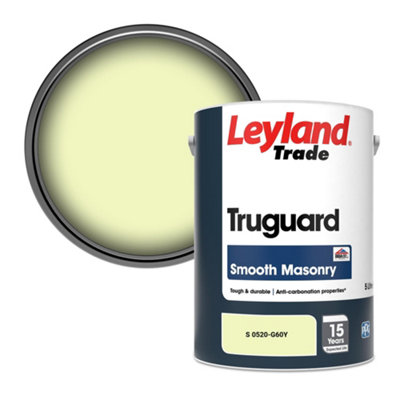 Leyland Trade Truguard Smooth Masonry Paint (S 0520-G60Y) 5L from B&Q