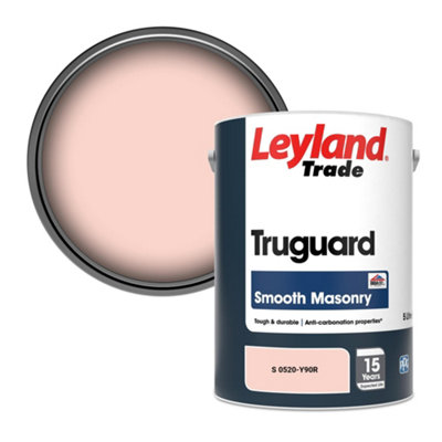 Leyland Trade Truguard Smooth Masonry Paint (S 0520-Y90R) 5L from B&Q