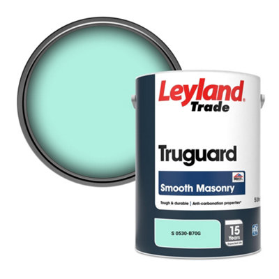 Leyland Trade Truguard Smooth Masonry Paint (S 0530-B70G) 5L from B&Q