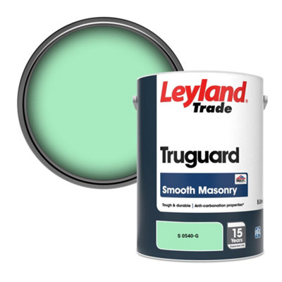 Leyland Trade Truguard Smooth Masonry Paint (S 0540-G) 5L from B&Q