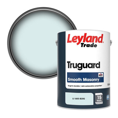 Leyland Trade Truguard Smooth Masonry Paint (S 1005-B20G) 5L from B&Q