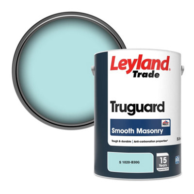 Leyland Trade Truguard Smooth Masonry Paint (S 1020-B30G) 5L from B&Q