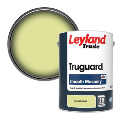 Leyland Trade Truguard Smooth Masonry Paint (S 1030-G60Y) 5L from B&Q