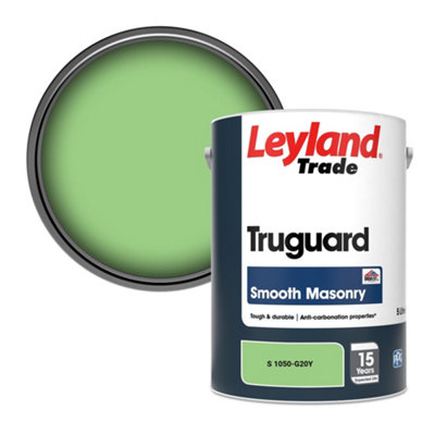 Leyland Trade Truguard Smooth Masonry Paint (S 1050-G20Y) 5L from B&Q