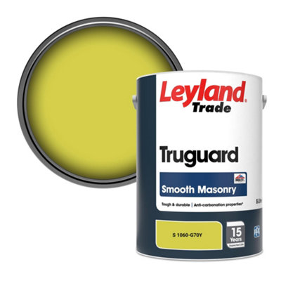 Leyland Trade Truguard Smooth Masonry Paint (S 1060-G70Y) 5L from B&Q