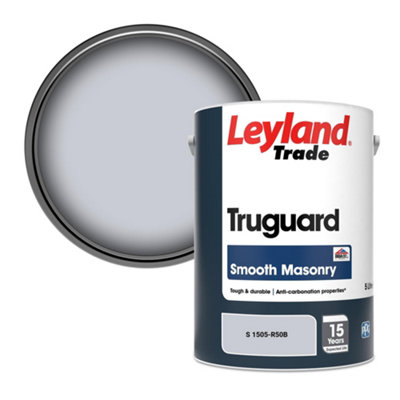 Leyland Trade Truguard Smooth Masonry Paint (S 1505-R50B) 5L from B&Q