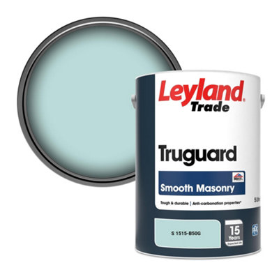 Leyland Trade Truguard Smooth Masonry Paint (S 1515-B50G) 5L from B&Q