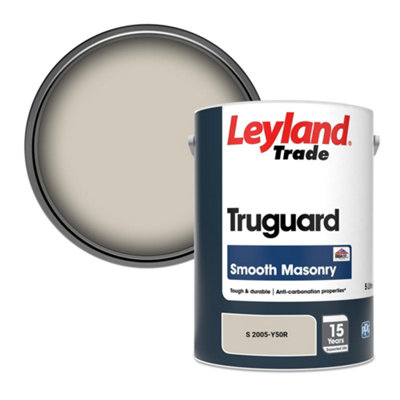 Leyland Trade Truguard Smooth Masonry Paint (S 2005-Y50R) 5L from B&Q
