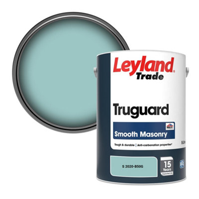 Leyland Trade Truguard Smooth Masonry Paint (S 2020-B50G) 5L from B&Q