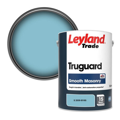 Leyland Trade Truguard Smooth Masonry Paint (S 2030-B10G) 5L from B&Q