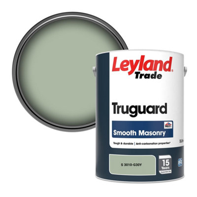 Leyland Trade Truguard Smooth Masonry Paint (S 3010-G30Y) 5L from B&Q
