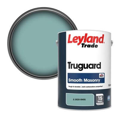 Leyland Trade Truguard Smooth Masonry Paint (S 3020-B40G) 5L from B&Q