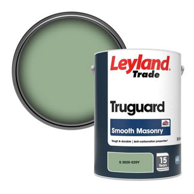 Leyland Trade Truguard Smooth Masonry Paint (S 3020-G20Y) 5L from B&Q