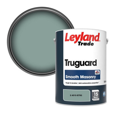 Leyland Trade Truguard Smooth Masonry Paint (S 4010-B70G) 5L from B&Q