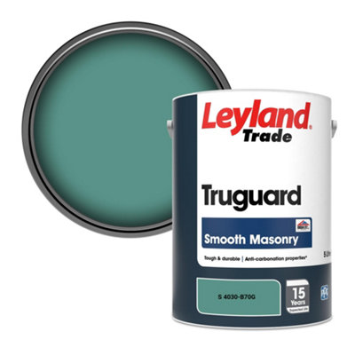 Leyland Trade Truguard Smooth Masonry Paint (S 4030-B70G) 5L from B&Q