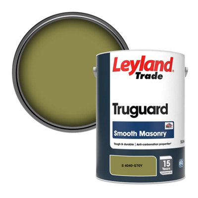Leyland Trade Truguard Smooth Masonry Paint (S 4040-G70Y) 5L from B&Q