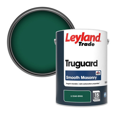 Leyland Trade Truguard Smooth Masonry Paint (S 5540-B90G) 5L from B&Q