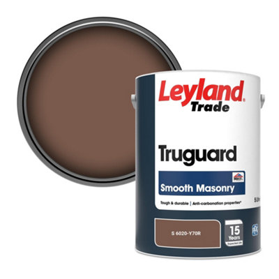 Leyland Trade Truguard Smooth Masonry Paint (S 6020-Y70R) 5L from B&Q