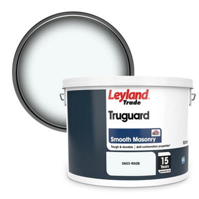 Leyland Trade Truguard Smooth Masonry Paint (0603-R60B) 10L from B&Q