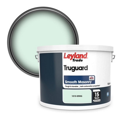 Leyland Trade Truguard Smooth Masonry Paint (1010-B90G) 10L from B&Q