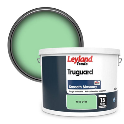 Leyland Trade Truguard Smooth Masonry Paint (1040-G10Y) 10L from B&Q